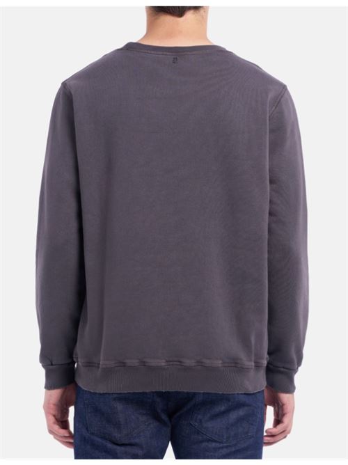 Felpa girocollo over in cotone stampato DONDUP | UF765 KF0151.999